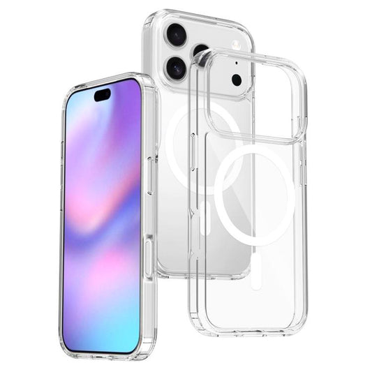For iPhone 17 Pro Scratchproof PC Hybrid TPU Magsafe Phone Case(Transparent) - iPhone 17 Pro Cases by buy2fix | Online Shopping UK | buy2fix