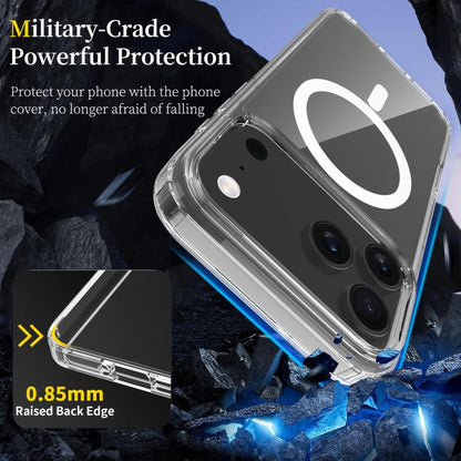 For iPhone 17 Pro Max Scratchproof PC Hybrid TPU Magsafe Phone Case(Transparent) - iPhone 17 Pro Max Cases by buy2fix | Online Shopping UK | buy2fix