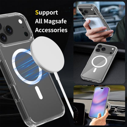 For iPhone 17 Pro Max Scratchproof PC Hybrid TPU Magsafe Phone Case(Transparent) - iPhone 17 Pro Max Cases by buy2fix | Online Shopping UK | buy2fix