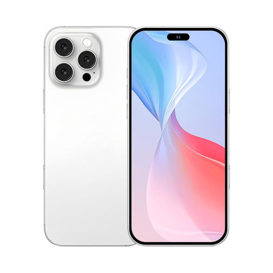 I16 Pro Max / PDQ6, 4GB+64GB, 6.58 inch Android 10 MTK6739 Quad Core, Network: 4G, Dual SIM, Plug:UK Plug(White)