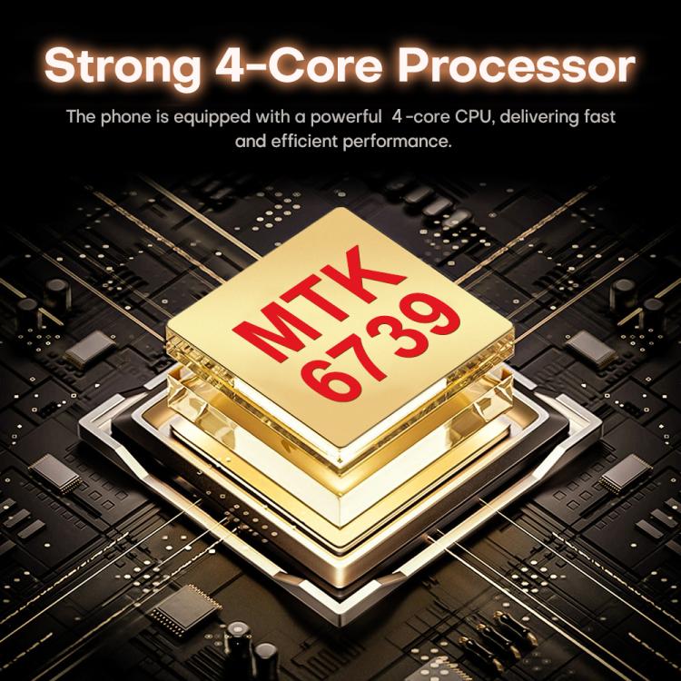 I16 Pro Max / PDQ6, 4GB+64GB, 6.58 inch Android 10 MTK6739 Quad Core, Network: 4G, Dual SIM, Plug:EU Plug(Gold) -  by buy2fix | Online Shopping UK | buy2fix