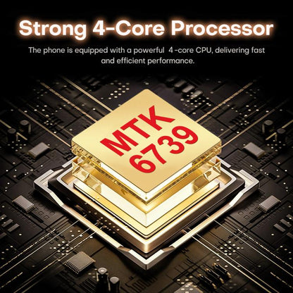 I16 Pro Max / PDQ6, 4GB+64GB, 6.58 inch Android 10 MTK6739 Quad Core, Network: 4G, Dual SIM, Plug:EU Plug(Gold) -  by buy2fix | Online Shopping UK | buy2fix