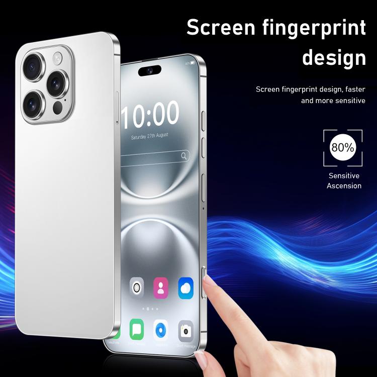 I16 Pro Max / RAi3, 3GB+64GB, 6.56 inch Android 10 MTK6739 Quad Core, Network: 4G, Dual SIM, Plug:AU Plug(White) -  by buy2fix | Online Shopping UK | buy2fix