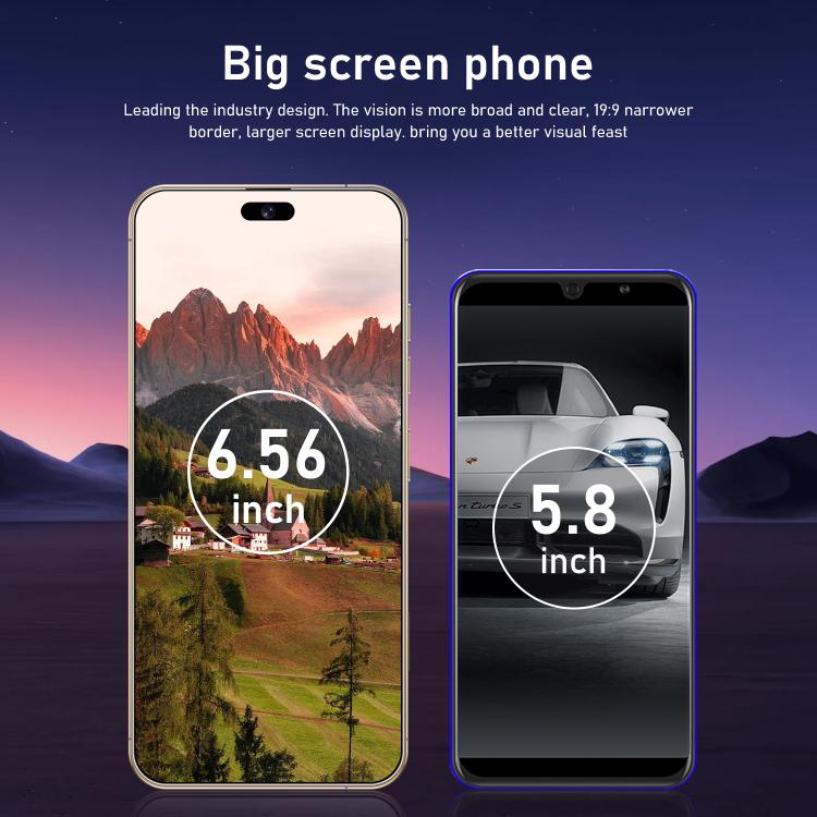 I16 Pro Max / RAi3, 3GB+64GB, 6.56 inch Android 10 MTK6739 Quad Core, Network: 4G, Dual SIM, Plug:EU Plug(White) -  by buy2fix | Online Shopping UK | buy2fix