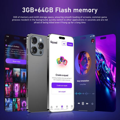 I16 Pro Max / RAi3, 3GB+64GB, 6.56 inch Android 10 MTK6739 Quad Core, Network: 4G, Dual SIM, Plug:US Plug(Gold) -  by buy2fix | Online Shopping UK | buy2fix