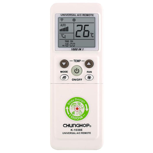 CHUNGHOP K-1038ES Universal Air Conditioner Remote Control with Brand Button Pairing Function - Air-Conditioner by CHUNGHOP | Online Shopping UK | buy2fix