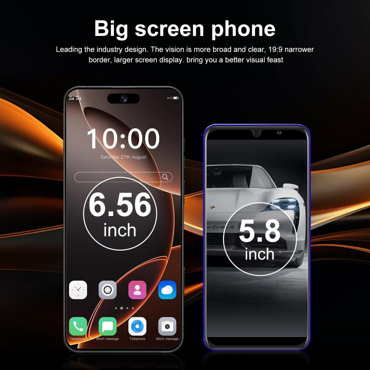 I16 Plus / RAi5, 3GB+64GB, 6.56 inch Android 10 MTK6739 Quad Core, Network: 4G, Dual SIM, Plug:UK Plug(Blue) -  by buy2fix | Online Shopping UK | buy2fix