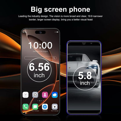 I16 Plus / RAi5, 3GB+64GB, 6.56 inch Android 10 MTK6739 Quad Core, Network: 4G, Dual SIM, Plug:UK Plug(Blue) -  by buy2fix | Online Shopping UK | buy2fix