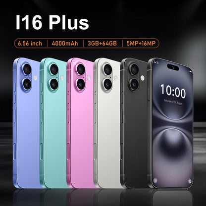 I16 Plus / RAi5, 3GB+64GB, 6.56 inch Android 10 MTK6739 Quad Core, Network: 4G, Dual SIM, Plug:AU Plug(Black) -  by buy2fix | Online Shopping UK | buy2fix