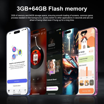 I16 Plus / RAi5, 3GB+64GB, 6.56 inch Android 10 MTK6739 Quad Core, Network: 4G, Dual SIM, Plug:AU Plug(Blue) -  by buy2fix | Online Shopping UK | buy2fix