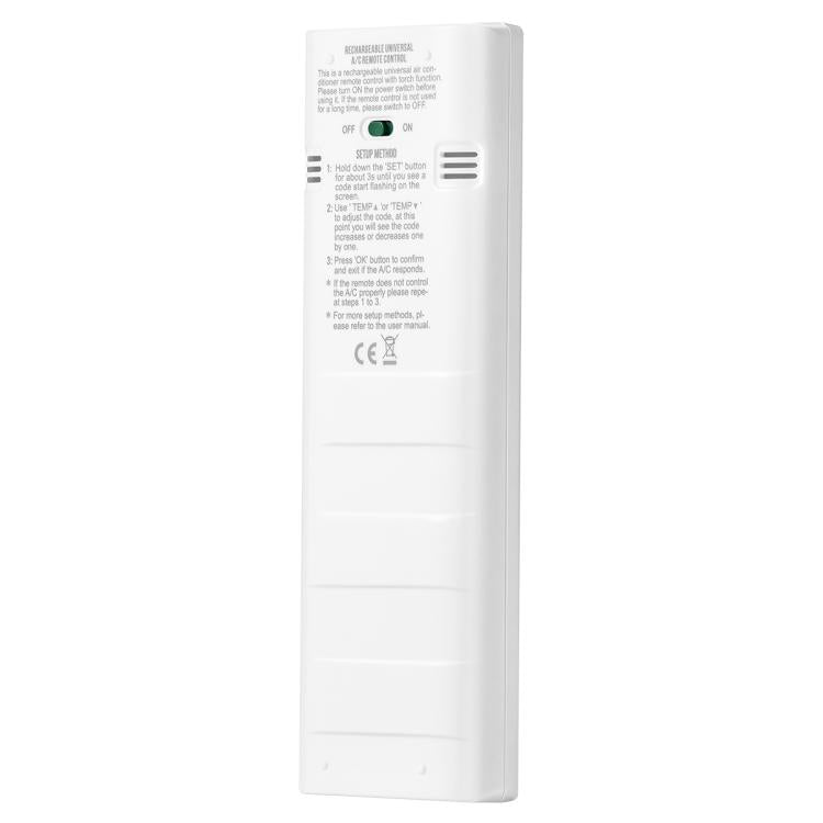 CHUNGHOP K-1308E Universal Air Conditioner Remote Control with Torch and LCD Backlight - Air-Conditioner by CHUNGHOP | Online Shopping UK | buy2fix