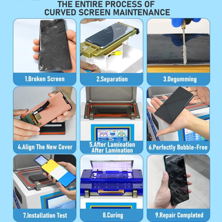 YYD YD-636 UV Curing Laminating Defoaming All-in-One, Plug:US Plug - Defoaming Equipment by buy2fix | Online Shopping UK | buy2fix
