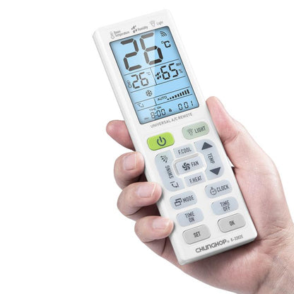 CHUNGHOP K-3302E Universal Air Conditioner Remote Control with Torch and LCD backlight - Air-Conditioner by CHUNGHOP | Online Shopping UK | buy2fix
