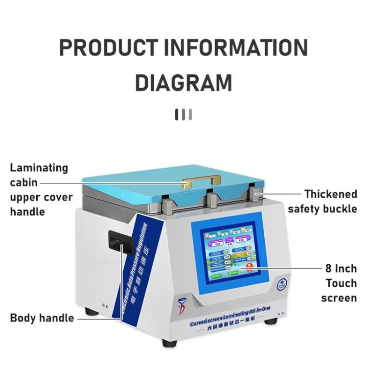 YYD YD-639 UV Curing Laminating Defoaming All-in-One, Plug:US Plug - Defoaming Equipment by buy2fix | Online Shopping UK | buy2fix