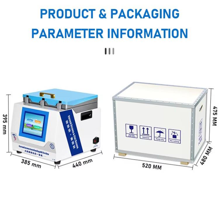 YYD YD-639 UV Curing Laminating Defoaming All-in-One, Plug:UK Plug - Defoaming Equipment by buy2fix | Online Shopping UK | buy2fix