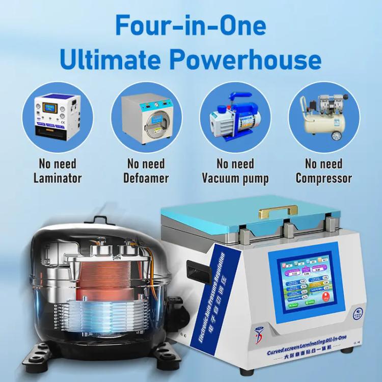 YYD YD-639 UV Curing Laminating Defoaming All-in-One, Plug:UK Plug - Defoaming Equipment by buy2fix | Online Shopping UK | buy2fix