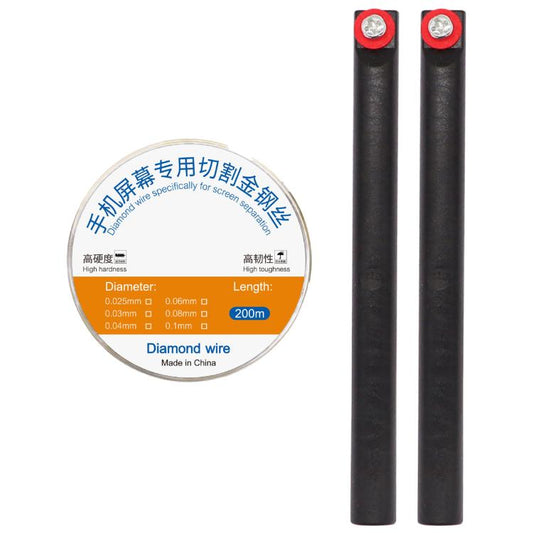 200m Screen Separation Specifically Diamond Cutting Wire, Diameter:0.025mm - Others by buy2fix | Online Shopping UK | buy2fix