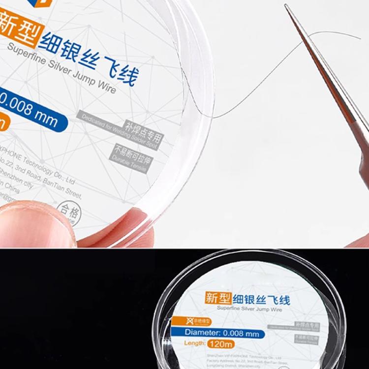 120m Circuit Board BGA Soldering Conductor Wire, Model:Non Insulation Type 0.008mm - Welding Wire by buy2fix | Online Shopping UK | buy2fix