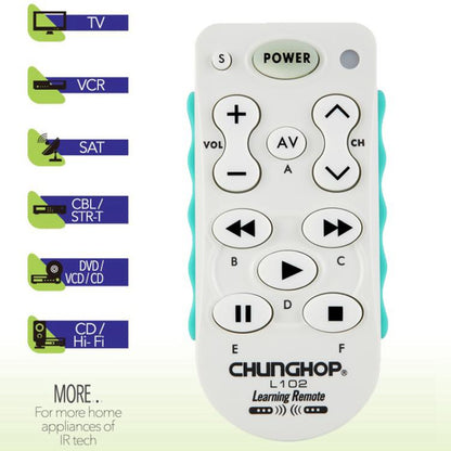 CHUNGHOP L102 Infrared Learning Universal TV Remote Control - TV by CHUNGHOP | Online Shopping UK | buy2fix