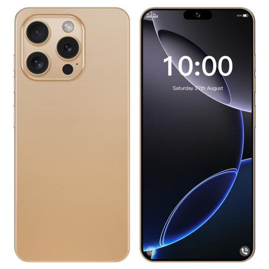I16 Pro Max / ZPT93, 2GB+16GB, 6.26 inch Android 8.1 MTK6737 Quad Core, Network: 4G, Dual SIM, Plug:EU Plug(Gold)