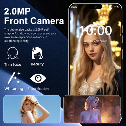 I16 Pro Max / ZPT93, 2GB+16GB, 6.26 inch Android 8.1 MTK6737 Quad Core, Network: 4G, Dual SIM, Plug:AU Plug(White) -  by buy2fix | Online Shopping UK | buy2fix