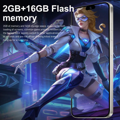 I16 Pro Max / ZPT93, 2GB+16GB, 6.26 inch Android 8.1 MTK6737 Quad Core, Network: 4G, Dual SIM, Plug:EU Plug(Black) -  by buy2fix | Online Shopping UK | buy2fix