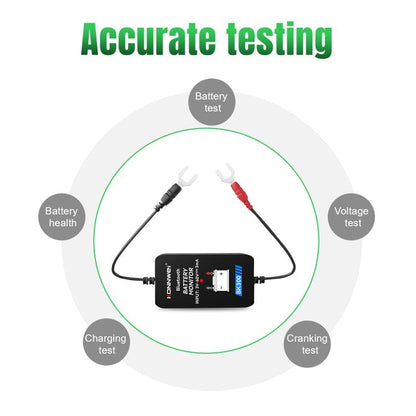 KONNWEI BK300 6V / 12V / 24V Car Bluetooth 5.0 Battery Monitor Diagnostic Tool(Black) - Code Readers & Scan Tools by KONNWEI | Online Shopping UK | buy2fix