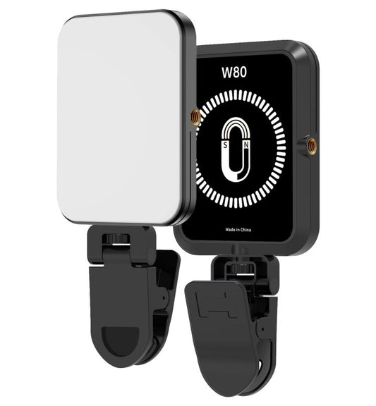 W80 Multifunctional Portable Magnetic Fill Light, Style:Three-Colors Light - Selfie Light by buy2fix | Online Shopping UK | buy2fix