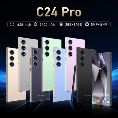 C24 Pro / S3-3, 3GB+64GB, 6.56 inch Android 10 MTK6739 Quad Core, Network: 4G, Dual SIM, Plug:AU Plug(Green) -  by buy2fix | Online Shopping UK | buy2fix