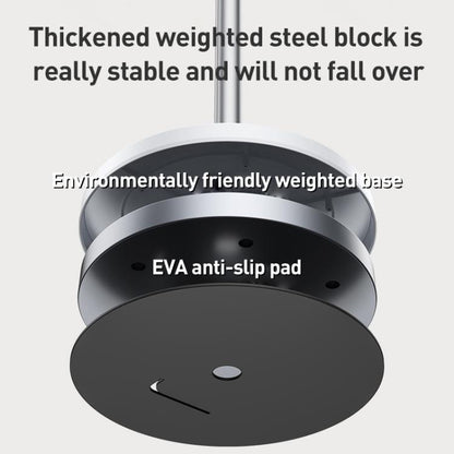 X9 Infinitely Adjustable Floor Stand Two Shaft Phone Live Broadcast Bracket, Height: 63-153cm(White) - Lazy Bracket by buy2fix | Online Shopping UK | buy2fix