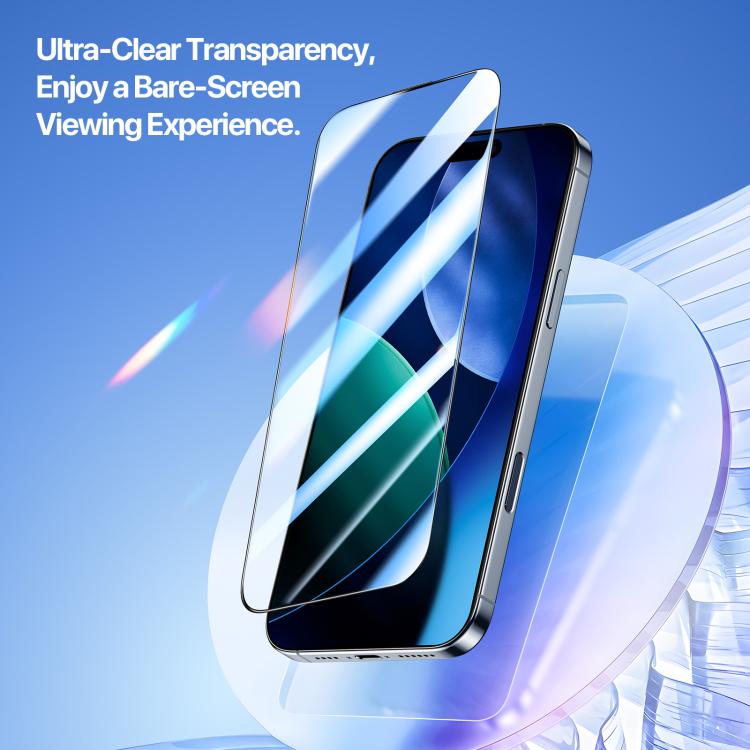For iPhone 17 DUX DUCIS Roga Series 2.5D HD Fully Transparent Tempered Screen Protector with Dust Removal Quick-Attach Box - iPhone 17 Tempered Glass by DUX DUCIS | Online Shopping UK | buy2fix