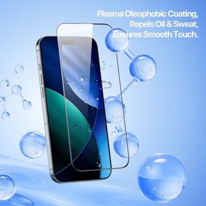 For iPhone 17 DUX DUCIS Roga Series 2.5D HD Fully Transparent Tempered Screen Protector with Dust Removal Quick-Attach Box - iPhone 17 Tempered Glass by DUX DUCIS | Online Shopping UK | buy2fix