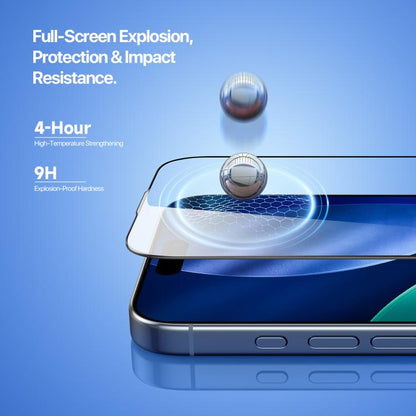 For iPhone 17 DUX DUCIS Roga Series 2.5D HD Fully Transparent Tempered Screen Protector with Dust Removal Quick-Attach Box - iPhone 17 Tempered Glass by DUX DUCIS | Online Shopping UK | buy2fix