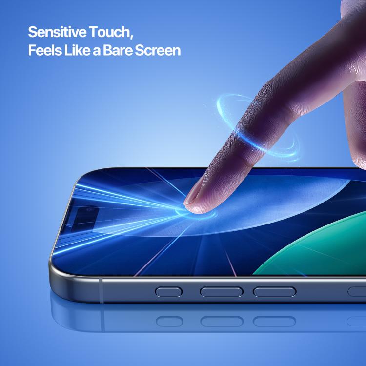 For iPhone 17 DUX DUCIS Roga Series 2.5D HD Fully Transparent Tempered Screen Protector with Dust Removal Quick-Attach Box - iPhone 17 Tempered Glass by DUX DUCIS | Online Shopping UK | buy2fix