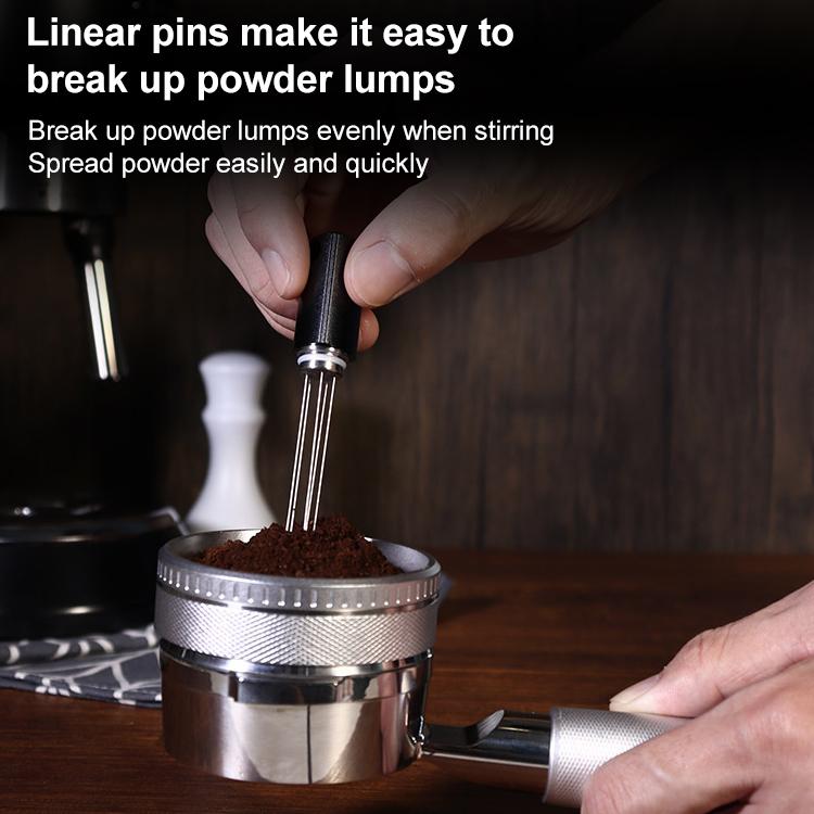 Triangular Mini Coffee Powder Needle(Silver) - Coffee Machine Parts by buy2fix | Online Shopping UK | buy2fix