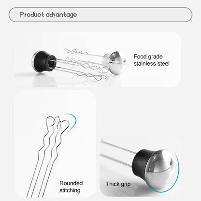 Stainless Steel Tumbler Coffee Loose Powder Needle(Silver) - Coffee Machine Parts by buy2fix | Online Shopping UK | buy2fix