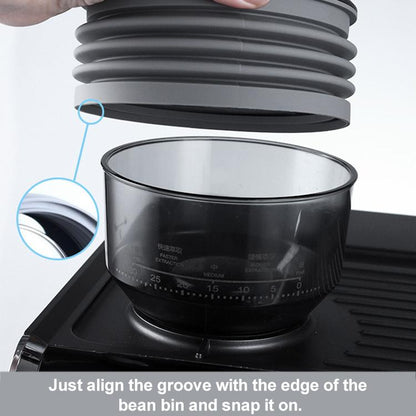 Coffee Machine Bean Silicone Hopper Bellows Air Blower For Barsetto(Grey) - Coffee Machine Parts by buy2fix | Online Shopping UK | buy2fix