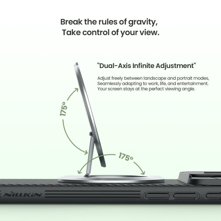 NILLKIN Dual Magnetic Grip Holder(Grey) - Ring Holder by NILLKIN | Online Shopping UK | buy2fix