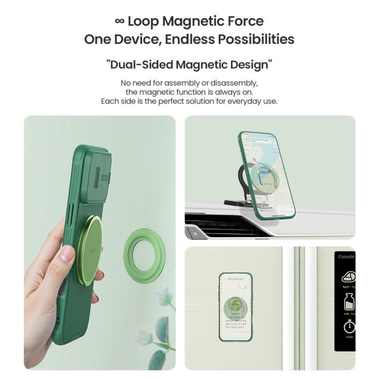 NILLKIN Dual Magnetic Grip Holder(Matcha Green) - Ring Holder by NILLKIN | Online Shopping UK | buy2fix