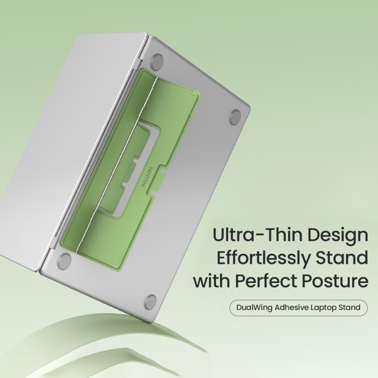 NILLKIN DualWing Adhesive Laptop Stand(Green) - Laptop Stand by NILLKIN | Online Shopping UK | buy2fix