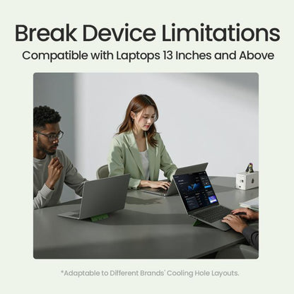 NILLKIN DualWing Adhesive Laptop Stand(Green) - Laptop Stand by NILLKIN | Online Shopping UK | buy2fix