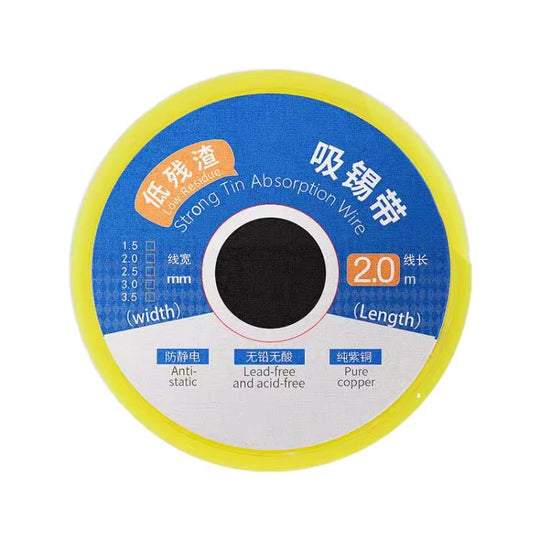 Strong Tin Absorption Wire, Model:1520(1.5mm x 2m)