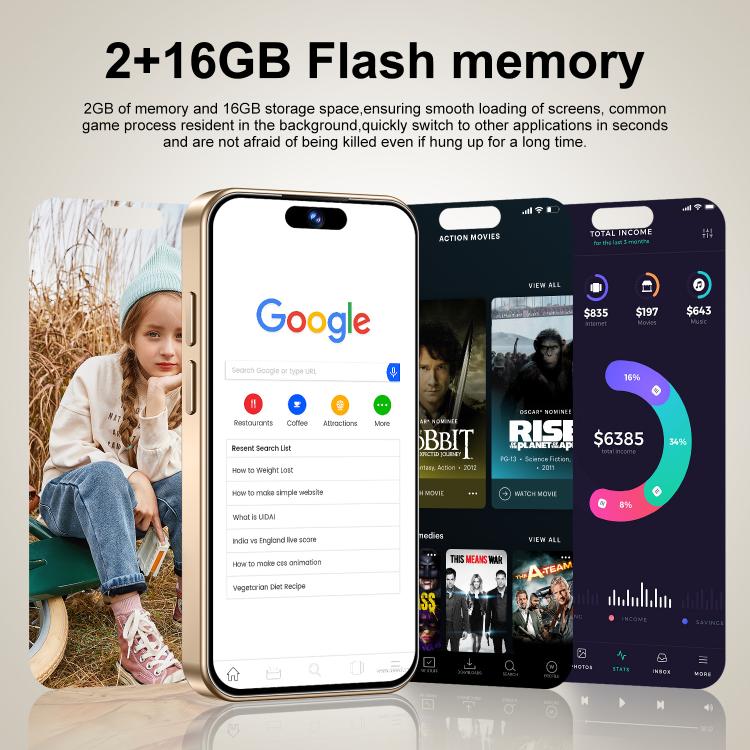 S25 Mini / ZKM10, 2GB+16GB, 4.0 inch Android 10 MTK6580M Quad Core, Network: 3G, Dual SIM(Silver) -  by buy2fix | Online Shopping UK | buy2fix