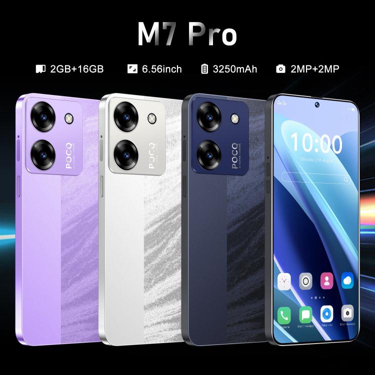 M7 Pro / ZKU289, 2GB+16GB, 6.56 inch Android 8.1 MTK6580A Quad Core, Network: 3G, Dual SIM, Plug:UK Plug(Black) -  by buy2fix | Online Shopping UK | buy2fix