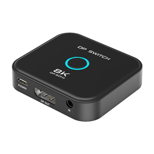 FJGEAR FJ-8K201DP 8K 60Hz DP One-way Switch(UK Plug) - Switch by buy2fix | Online Shopping UK | buy2fix
