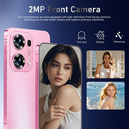 Reno13 Pro / ZKU290, 2GB+16GB, 6.56 inch Android 8.1 MTK6580A Quad Core, Network: 3G, Dual SIM, Plug:US Plug(Pink) -  by buy2fix | Online Shopping UK | buy2fix