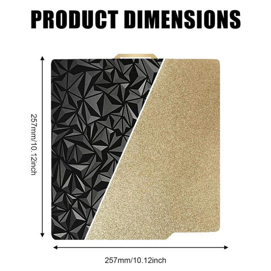 3D Printing Build Plate 257mm For Bambu Lab A1 Printer Platform, Style:PEI Coating + PEO Diamond Film - Parts by buy2fix | Online Shopping UK | buy2fix