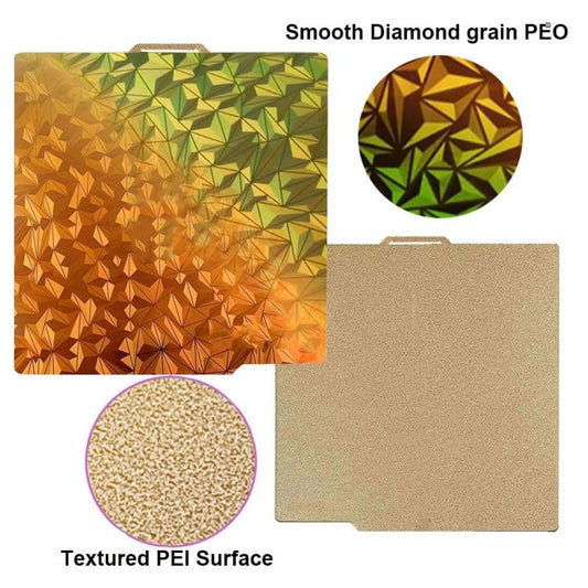 3D Printing Build Plate 257mm For Bambu Lab A1 Printer Platform, Style:PEI Coating + PEO Chameleon - Parts by buy2fix | Online Shopping UK | buy2fix