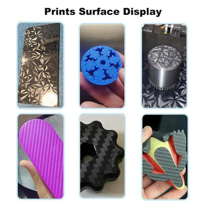 3D Printing Build Plate 257mm For Bambu Lab A1 Printer Platform, Style:PEI Film + PEO Diamond Film - Parts by buy2fix | Online Shopping UK | buy2fix