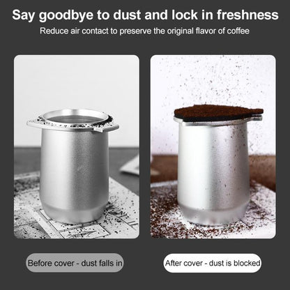 Coffee Machine Handle Dosing Cup Mug Coffee Powder Feeder with Silicone Cover For Breville 8 Series(Black) - Coffee Machine Parts by buy2fix | Online Shopping UK | buy2fix